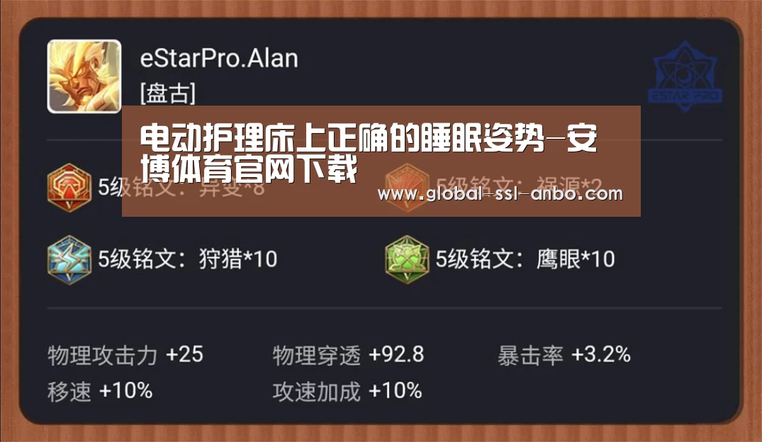 电动护理床上正确的睡眠姿势-安博体育官网下载(图2) 安博体育官网下载